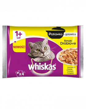 WHISKAS Adult tocanita cu carne de pasare in aspic 52 x 85 g pentru pisica