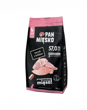 PAN MIĘSKO hrana uscata pentru pisoi XS 1,6 kg, cu pui si iepure