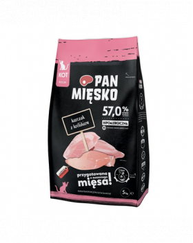 PAN MIĘSKO hrana uscata pentru pisoi XS 5 kg, cu pui si iepure