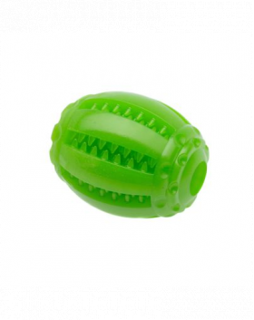 COMFY Jucărie Mint Dental rugby verde 8x6,5 cm