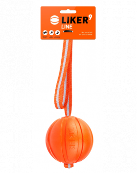 LIKER LINE Dog Toy Minge cu șnur 9 cm