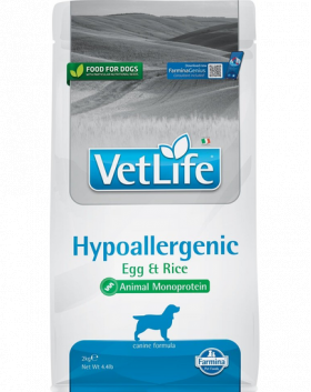 FARMINA Vet Life Hypoallergenic ou &amp; orez 2 kg Hrana pentru caini cu alergii