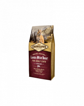 CARNILOVE Cat Grain Free Lamb&amp;Wild Boar Adult Sterilised 2 kg