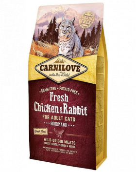 CARNILOVE Fresh Adult Cat cu Pui si Iepure 6 kg