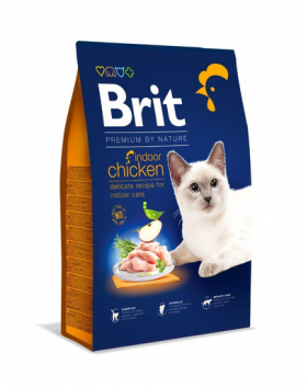 BRIT Cat Premium by Nature Indoor chicken Hrana uscata pentru pisici de interior, cu pui 8 kg