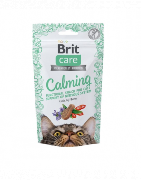 BRIT Care Cat Snack Calming recompense pentru pisici, antistres 50 g