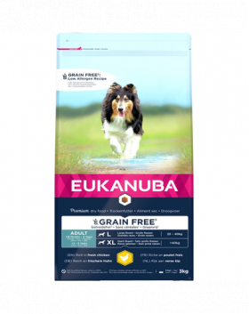 EUKANUBA Adult Grain Free L pentru caini de rase mari 3 kg