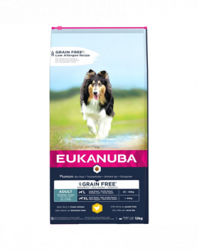 EUKANUBA Adult Grain Free L pentru caini de rase mari 12 kg