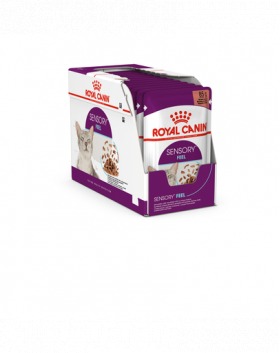 ROYAL CANIN Sensory Feel Gravy hrana umeda pentru pisici, in sos 12 x 85 g