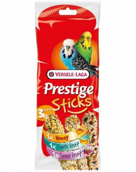 VERSELE LAGA Prestige Sticks Budgies Triple Variety Pack 90 g Mix 3 snackuri pentru papagali