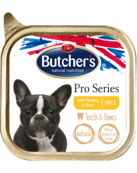 BUTCHER'S Pro Series pateu cu vită/pasăre 150 g