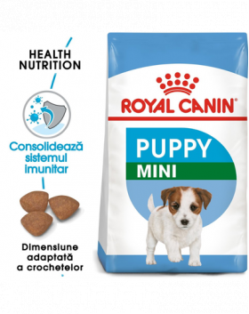 ROYAL CANIN Mini Puppy/Junior hrana uscata caine junior 8 kg + Mini puppy hrana umeda 12x85 g