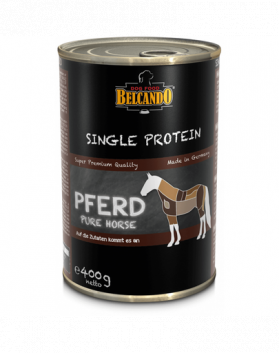 BELCANDO Single Protein hrana umeda pentru caini, cu carne de cal, 400 g