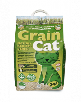 GUSSTO GrainCat 24 l (7,8 kg) asternut natural din cereale pentru litiera pisicilor