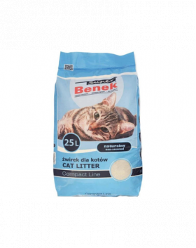 BENEK Super Compact nisip litiera 25 l x 2 (50 l) fara miros