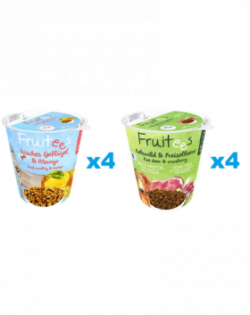 BOSCH Fruitees recompense caini mix 8 x 200 g pasare si mango + caprioara si merisor