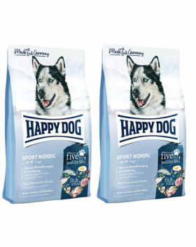 HAPPY DOG Supreme Fit&amp;Vital Sport Adult Nordic 28 kg (2x14 kg) hrana caini adulti