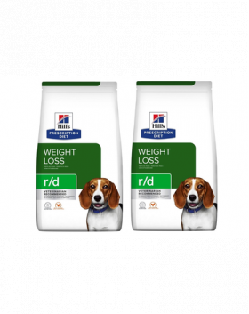 HILL'S Prescription Diet r/d Canine 8 kg (2x4 kg) pentru caini supraponderali