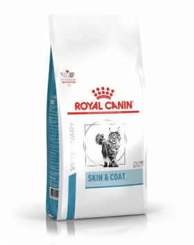 ROYAL CANIN Veterinary Cat Derma Skin Coat 1,5 kg hrana dietetica pentru pisici de la sterilizare/castrare