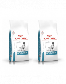 ROYAL CANIN Veterinary Dog Hypoallergenic 2 x 14 kg hrana dietetica pentru caini adulti cu reactii alimentare adverse