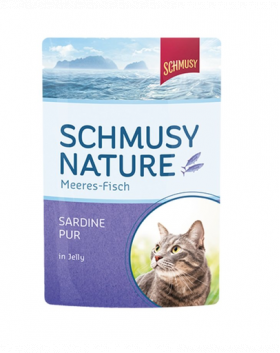 SCHMUSY Nature plic hrana umeda pisica, sardina in jeleu 100 g