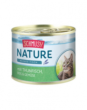 SCHMUSY Nature conserva pentru pisica, ton cu legume in aspic 185 g