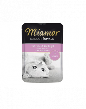 MIAMOR Ragout Royale rata cu pui in sos, plic hrana pisica 100 g