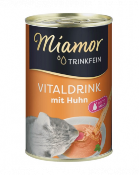 MIAMOR Trinkfein Conserva supa pisici, cu pui 135 g