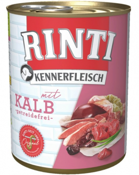 RINTI Kennerfleisch Hrana umeda pentru caini, cu vitel 800 gr