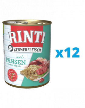 RINTI Kennerfleisch Rumen conserva hrana caini 12 x 800 g cu rumen