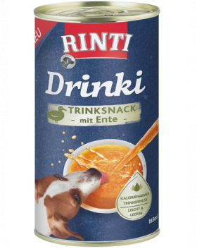 RINTI Drinki hrana complementara lichida pentru caini 6x185 ml cu rata