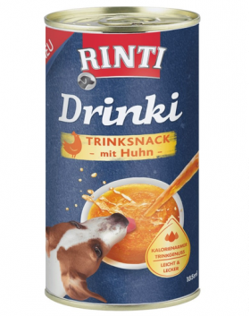 RINTI Drinki hrana complementara lichida pentru caini 6x185 ml cu pui