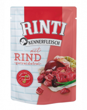 RINTI Kennerfleisch Beef Carne de vita, plic hrana caine 400 g