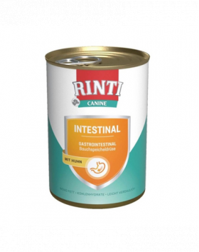 RINTI Canine Intestinal chicken 400 g cu pui, pentru caini