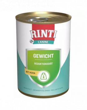 RINTI Canine Weight chicken 400 g controlul greutatii cainilor, cu pui