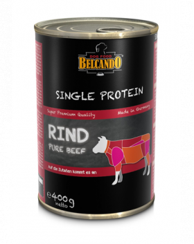 BELCANDO Single Protein hrana umeda pentru caini, cu vita, 400 g