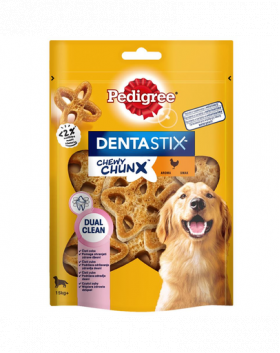 PEDIGREE Dentastix Chewy ChunX Maxi recompense caini adulti de talie medie si mare 5 x 68g