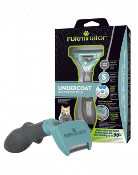 FURMINATOR Undercoat deShedding pentru pisici cu părul lung Mic