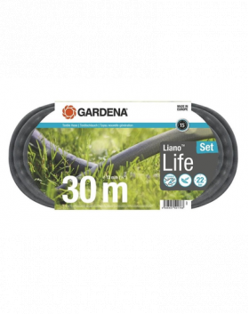 GARDENA Kit de 30 m de furtun textil Liano Life