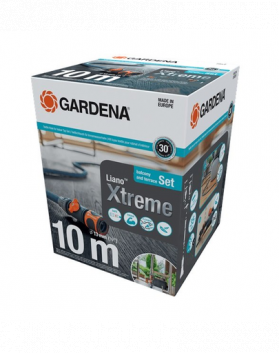 GARDENA Furtun textil Liano 10 m cu adaptor pentru robinete de interior kit