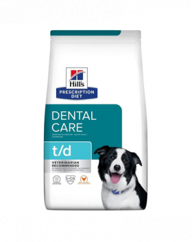 HILL'S Prescription Diet Canine t/d 4 kg Hrana caini,pentru sustinerea sanatatii orale