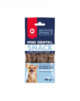 MACED Mini Dental Snack pentru caini de talie mica 56 g