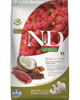 N&amp;D Dog Quinoa Skin &amp; Coat Duck 2.5 kg