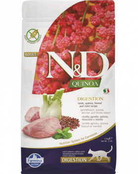 FARMINA N&amp;D Quinoa Cat Digestion cu miel și fenicul 1.5 kg