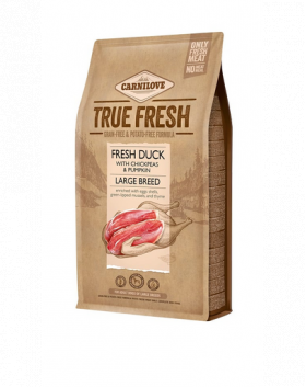 CARNILOVE True Fresh Duck Large breed hrana cu rata pentru caini de rase mari 1,4 kg