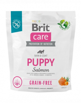 BRIT Care Grain-free Puppy 1 kg Hrana uscata pentru catei, cu somon