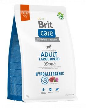 BRIT Care Hypoallergenic Adult Large Breed 3 kg Hrana caini talie mare, cu miel si orez