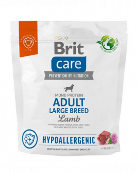 BRIT Care Hypoallergenic Adult Large Breed 1 kg Hrana uscata caini adulti talie mare, cu mile si orez