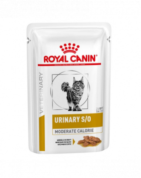 ROYAL CANIN Veterinary Diet Feline Urinary S/O Moderate Calorie 48 x 85 gr- hrana umeda dietetica cu calorii reduse pentru pisicile cu afectiuni ale tractului urinar inferior