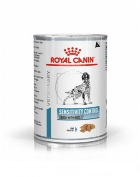 ROYAL CANIN Dog sensitivity control duck hrană umedă pentru câini adulți cu reacții alimentare adverse 410 g